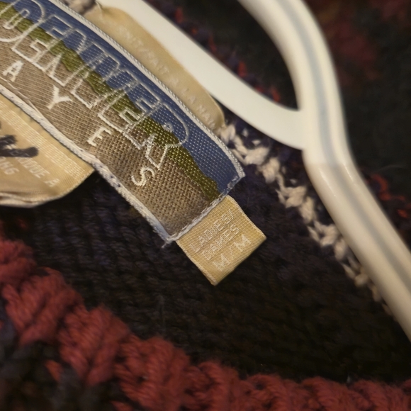 Vintage Denver Hayes Navajo-Inspired Chunky Knit Sweater - Picture 4 of 7